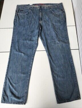 NWT $65 Grand River Men's Traditional Fit Jeans Blue Size 48x32